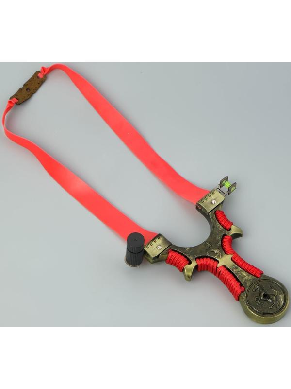 Рогатка металлическая с лазерным целеуказателем, компасом