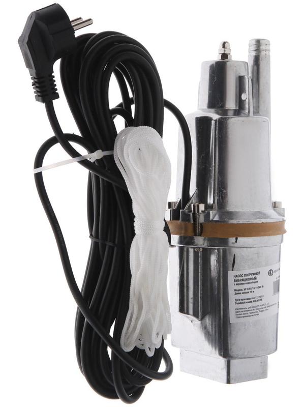 Насос вибрационный AQUALINK VP U-65/18-10, 280 Вт, верхний забор, 18 л/мин, напор 65 м, 10 м