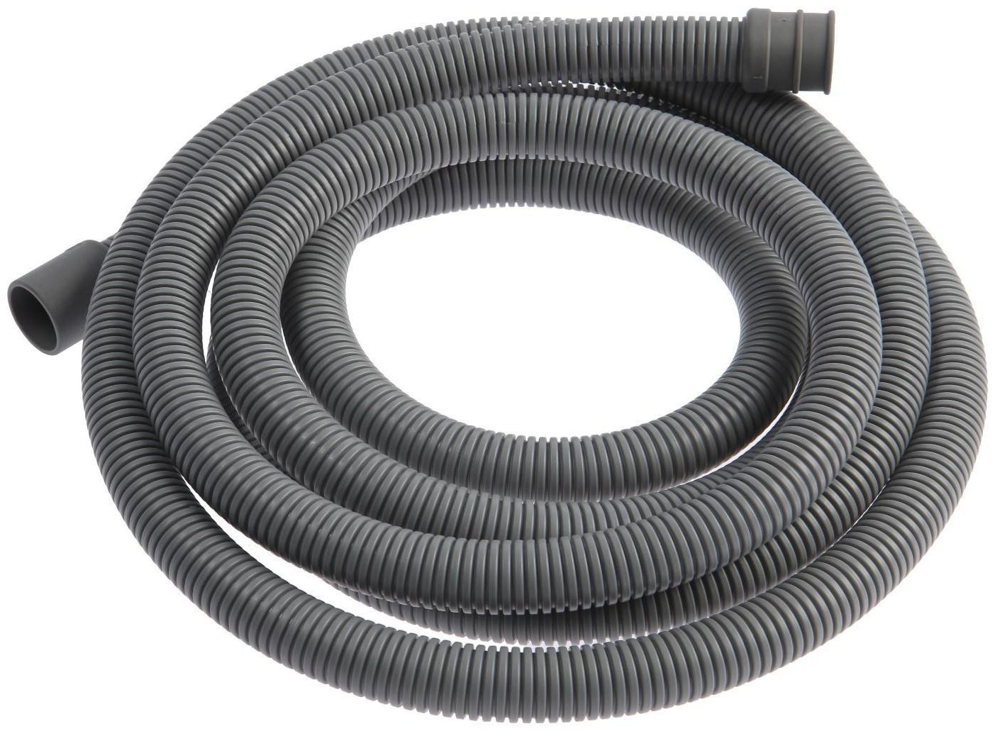 Сливной шланг для стиральной машины AQUALINE 1555, индивидуальная упаковка, 3.5 м