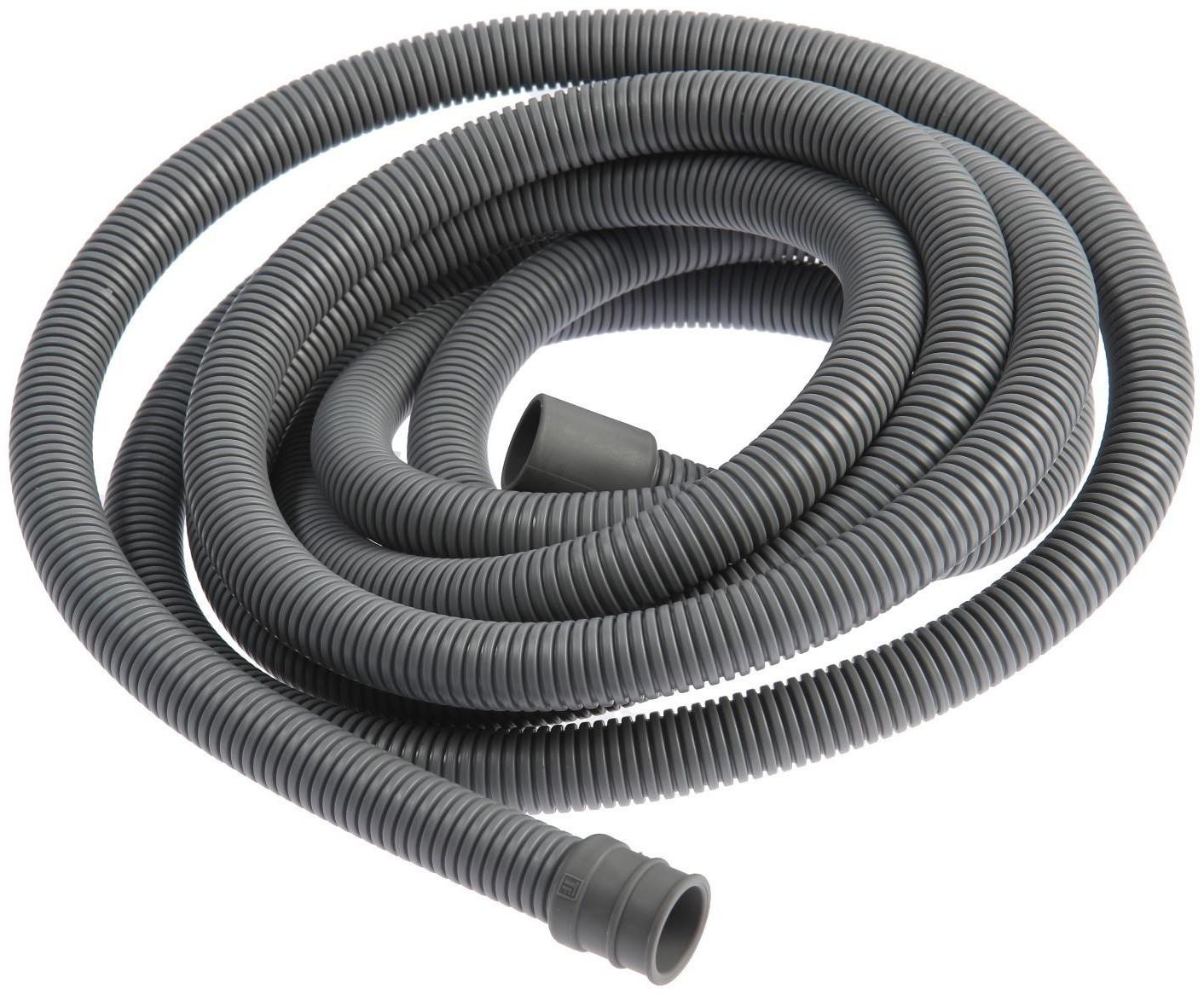 Сливной шланг для стиральной машины AQUALINE 1557, индивидуальная упаковка, 4.5 м