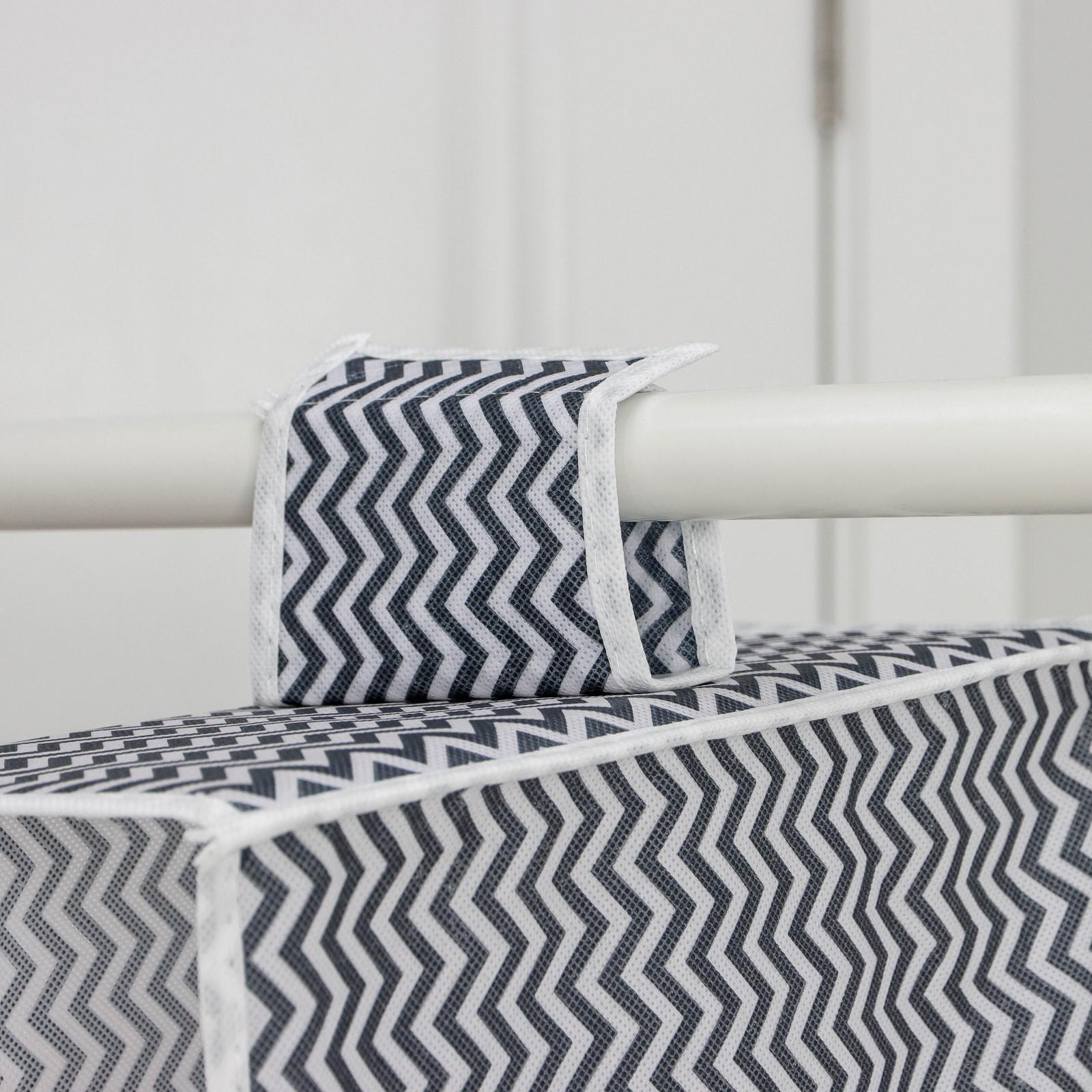 Кофр подвесной «Симетро», 5 отделений, 70×30×15 см, цвет серый