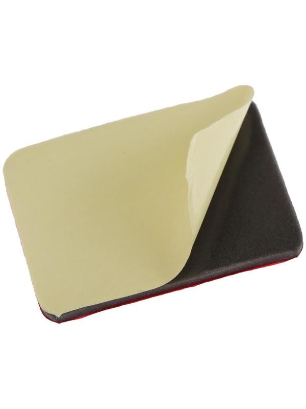 Клейкое крепление LuazON для экшн-камеры прямоугольное, изогнутое, 1 шт, черное