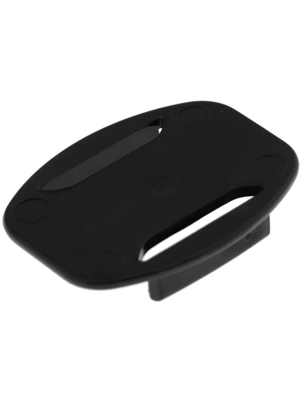 Клейкое крепление LuazON для экшн-камеры овальное, плоское, 1 шт, черное