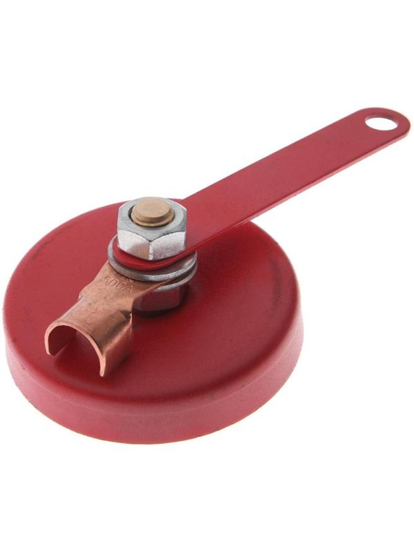 Магнитная клемма заземления для сварки ТУНДРА, 400 А, усилие на отрыв 15 кг