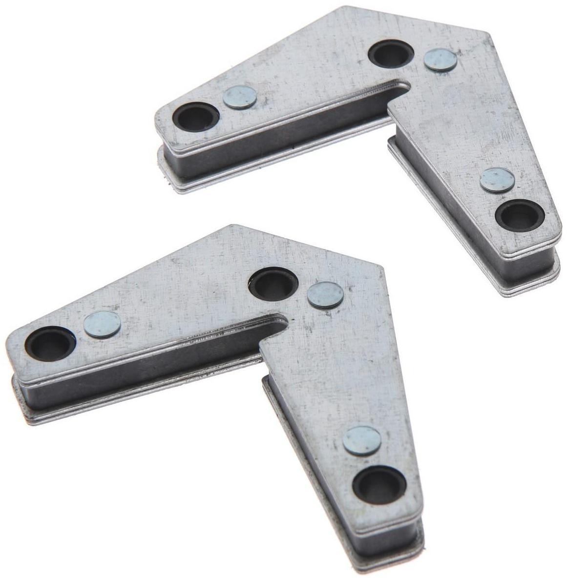 Магнитный угольник для сварки ТУНДРА, 15°/45°/60°/90°/240°, усилие на отрыв 15 кг, 2 шт.