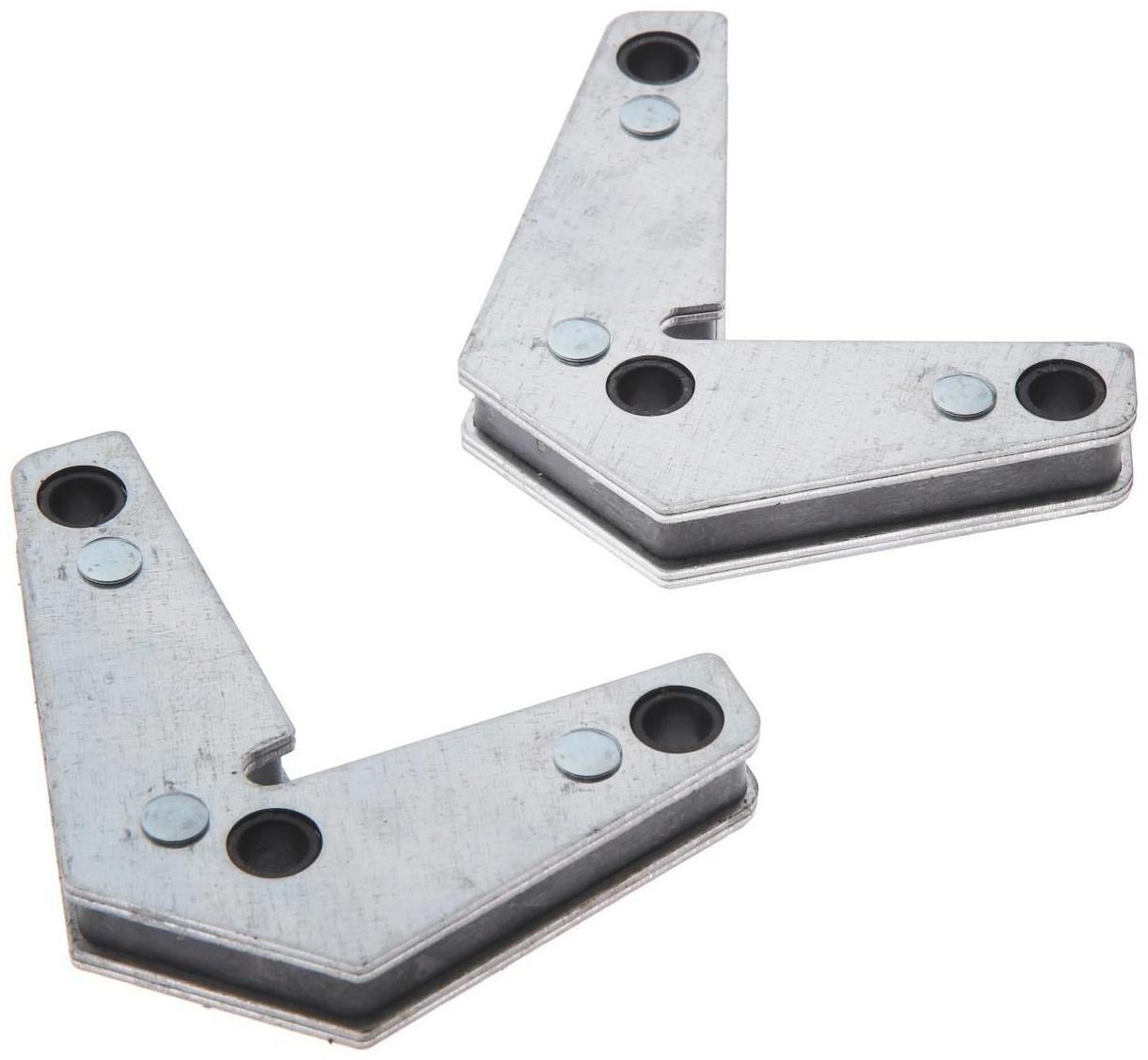 Магнитный угольник для сварки ТУНДРА, 15°/45°/60°/90°/240°, усилие на отрыв 15 кг, 2 шт.