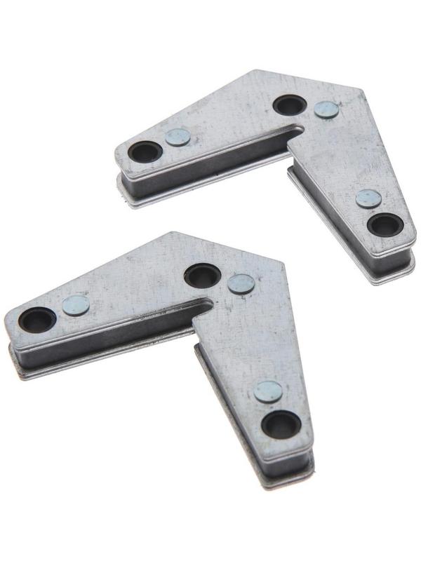 Магнитный угольник для сварки ТУНДРА, 15°/45°/60°/90°/240°, усилие на отрыв 15 кг, 2 шт.