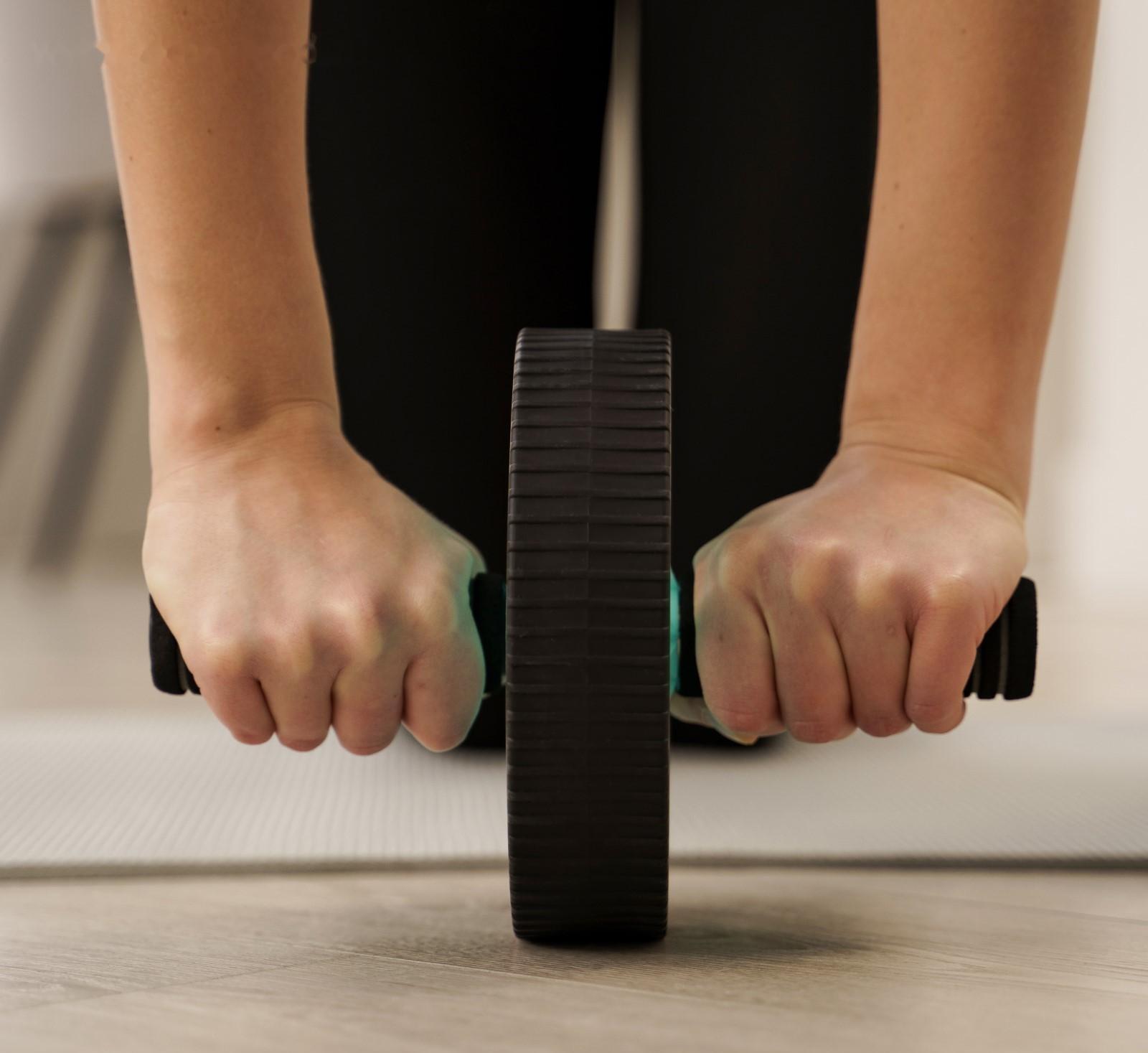 Ролик для пресса 25 х 17 х 17 см, цвет бирюзовый (без коврика)