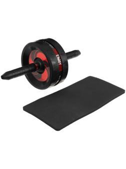 Ролик для пресса 38 х 17 х 17 см, цвет черный