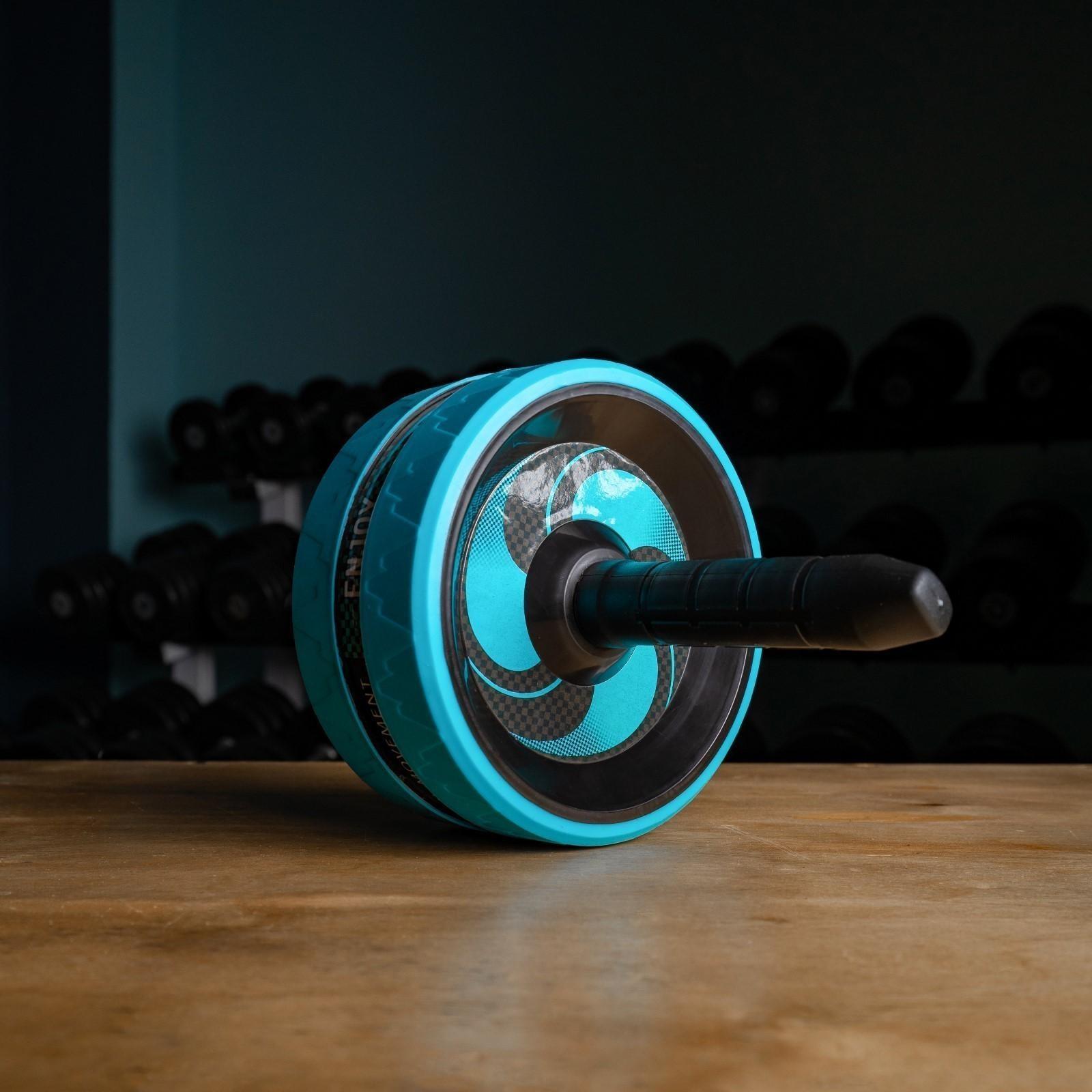 Ролик для пресса 38 х 17 х 17 см, цвет голубой