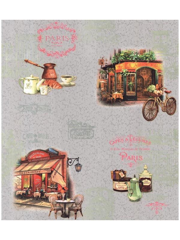 Обои бумажные, водостойкие при эксплуатации 