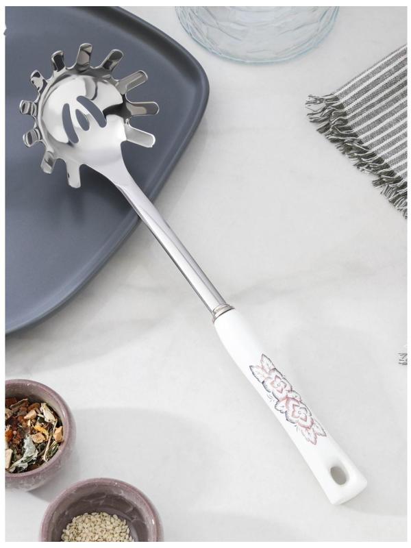 Ложка для спагетти из нержавеющей стали Доляна Luminous, h=30 см