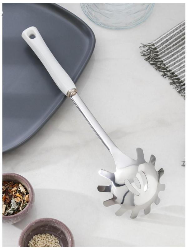 Ложка для спагетти из нержавеющей стали Доляна Luminous, h=30 см