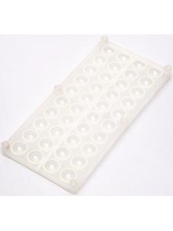 Планшетка для капельных реакций 40 ячеек ПЭ