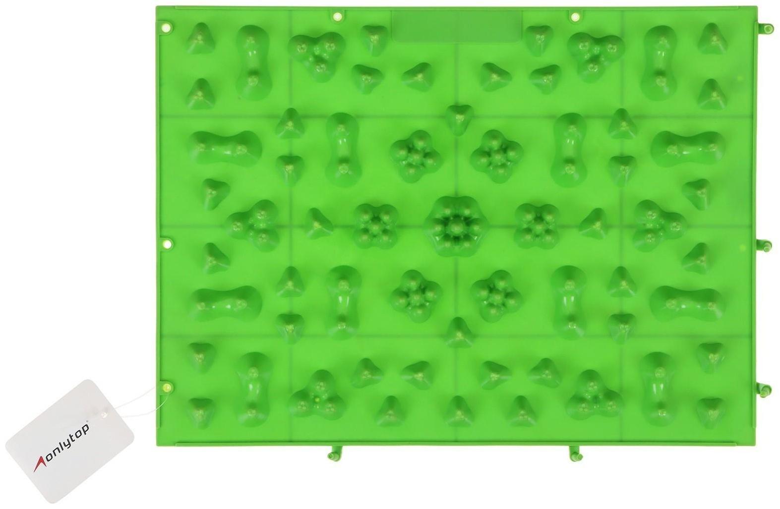 Массажный коврик 37,5 х 27,5 см, цвета микс