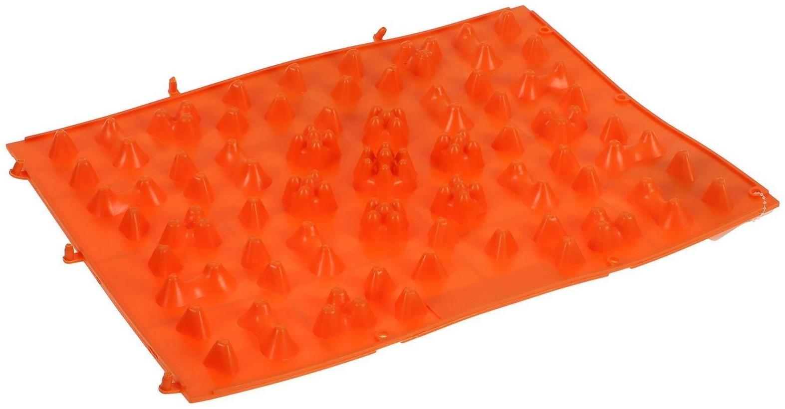 Массажный коврик 37,5 х 27,5 см, цвета микс