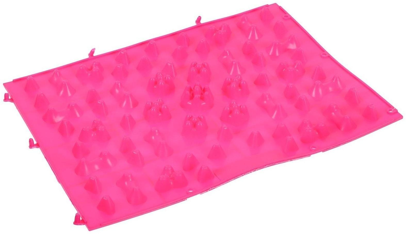 Массажный коврик 37,5 х 27,5 см, цвета микс