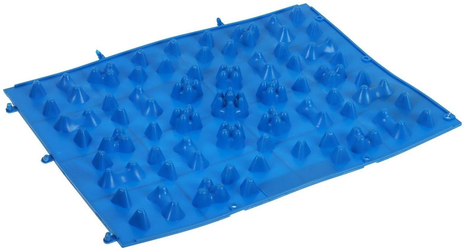 Массажный коврик 37,5 х 27,5 см, цвета микс