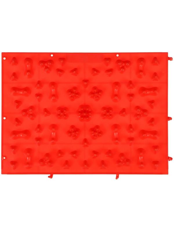 Массажный коврик 37,5 х 27,5 см, цвета микс