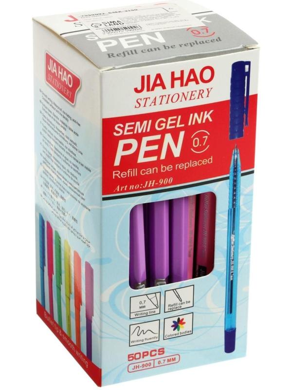 Ручка шариковая, стержень синий, линия 0.7 мм, корпус флуоресцентный, МИКС (штрихкод на штуке)