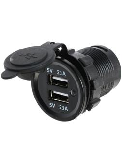 Разветвитель USB, 5 В, 2.1 А, встраиваемый