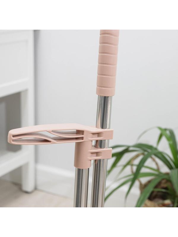 Щётка с совком Доляна: щётка 23×88 см, совок 26×26×73 см, цвет МИКС