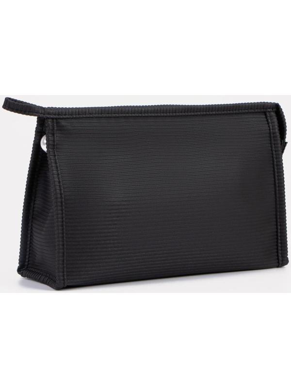 Косметичка на молнии, цвет чёрный