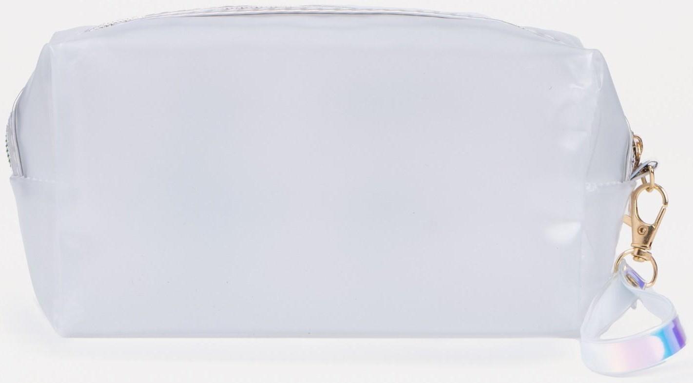 Косметичка на молнии, цвет прозрачный