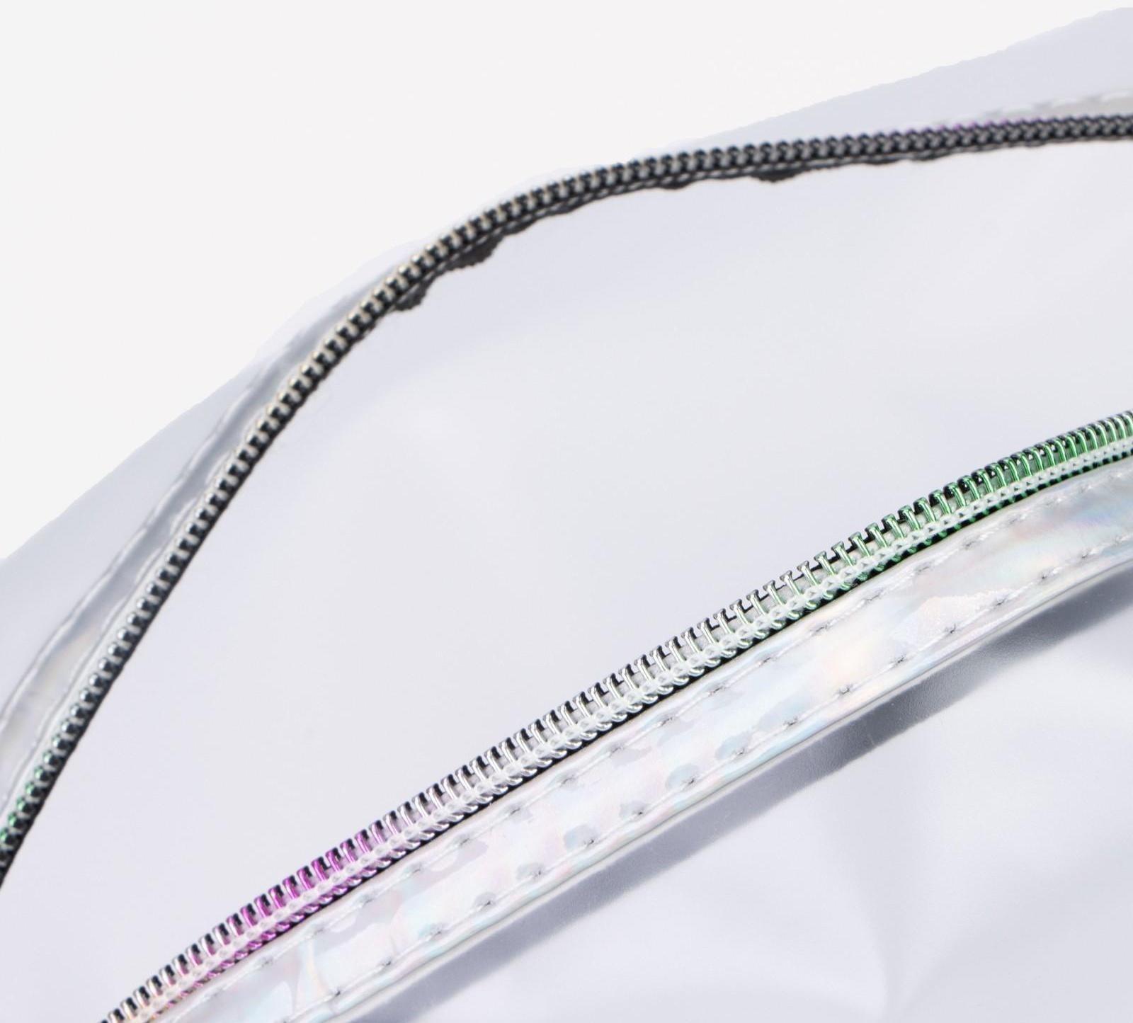 Косметичка на молнии, цвет прозрачный