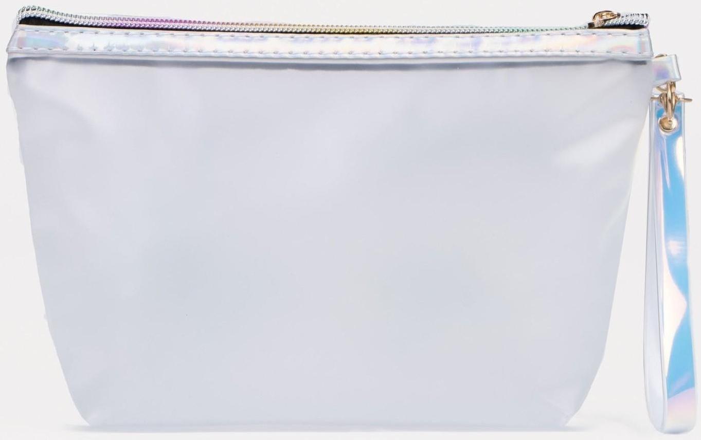 Косметичка на молнии, цвет прозрачный