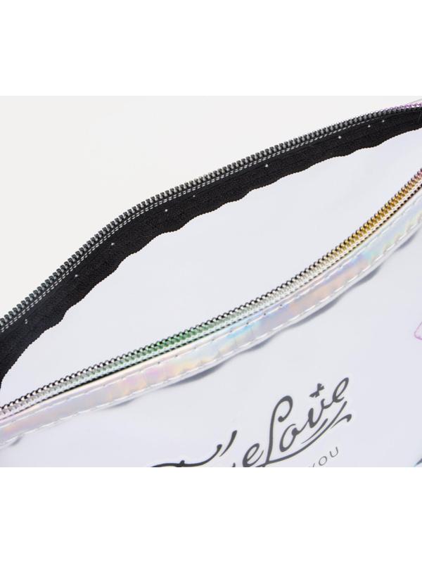 Косметичка на молнии, цвет прозрачный