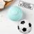 Силиконовая форма «Футбольный мяч 3D», d=4,1 см, цвет бирюзовый