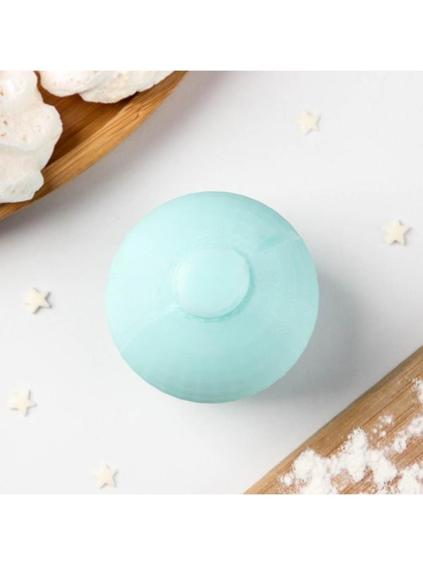 Силиконовая форма «Футбольный мяч 3D», d=4,1 см, цвет бирюзовый