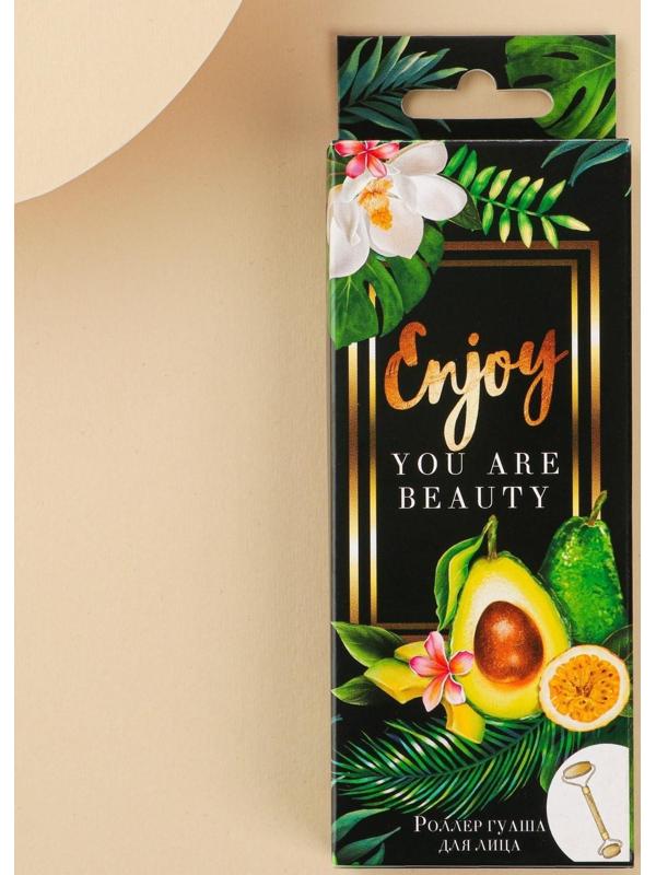 Роллер гуаша «Авокадо», природные материалы