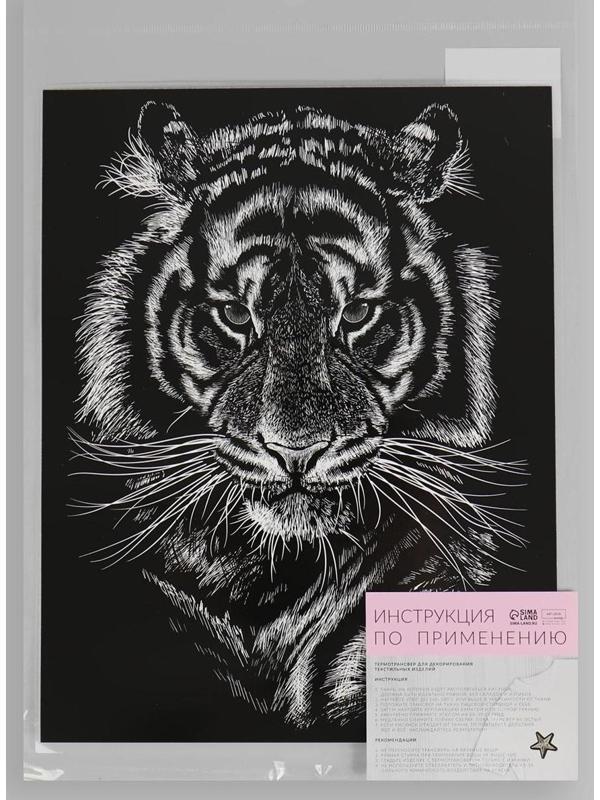 Термотрансфер «Портрет тигра», 22 × 28 см