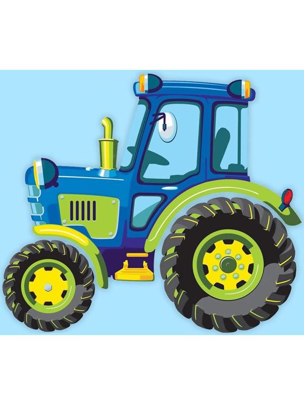 Термотрансфер «Трактор», 12 × 10,4 см