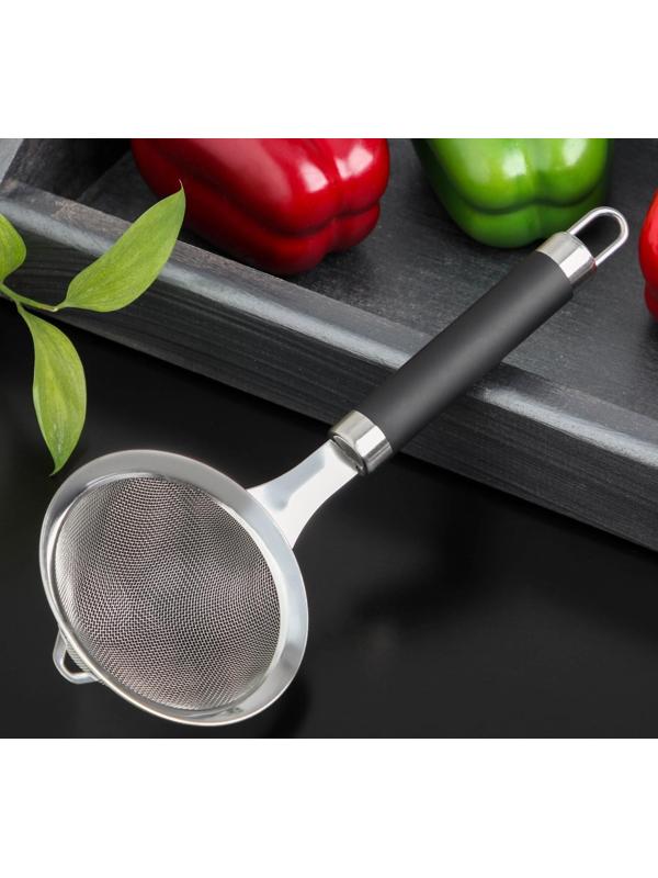 Сито Доляна Venus, нержавеющая сталь, цвет чёрный