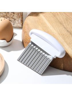 Овощерезка фигурная «Гриб», нержавеющая сталь, цвет белый