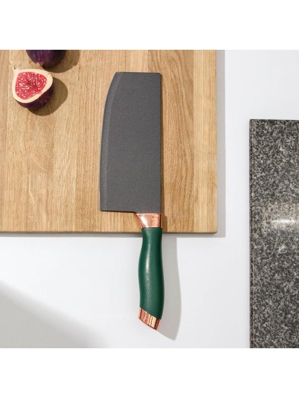 Топорик кухонный «Эсмиральда», 17×7,5 см, цвет зелёный
