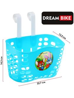 Корзинка детская Dream Bike, цвет голубой