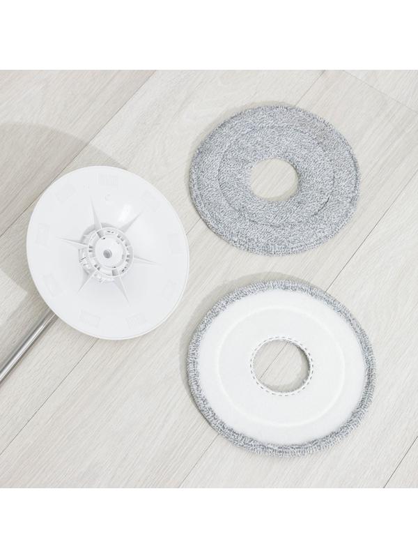 Швабра с отжимом и ведро, насадка из микрофибры, компактный