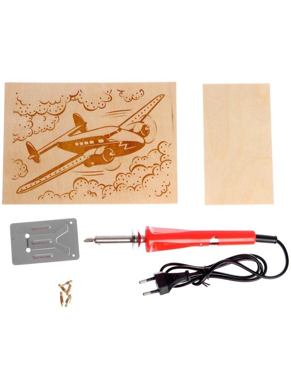 Набор для выжигания по дереву (аппарат с насадками, доски 2 шт.)