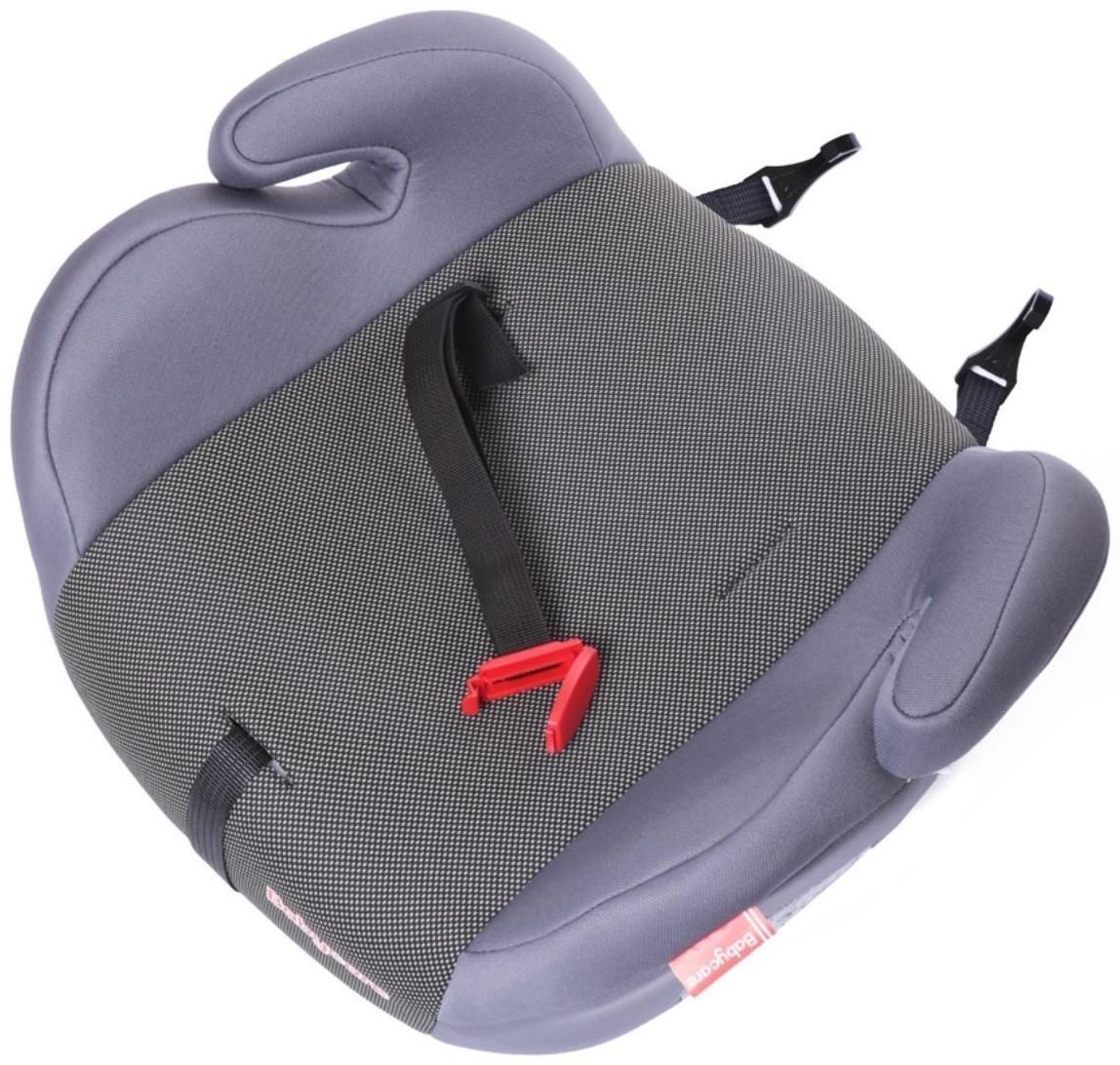 Автокресло детское бустер, гр. II/III, 15-36кг, (5-13 лет) (Серый Карбон)