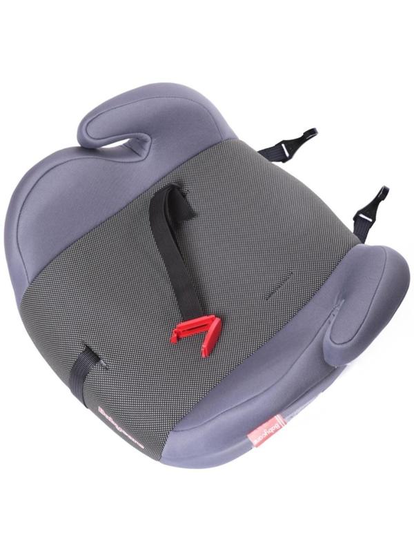 Автокресло детское бустер, гр. II/III, 15-36кг, (5-13 лет) (Серый Карбон)