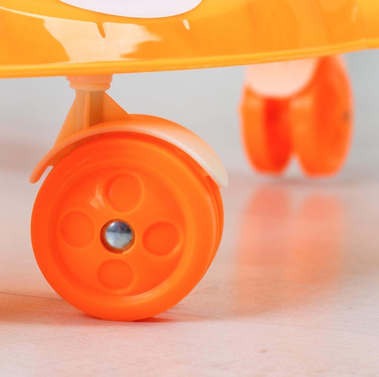 Ходунки «BUGGY», оранжевый, 6 колес, муз., свет