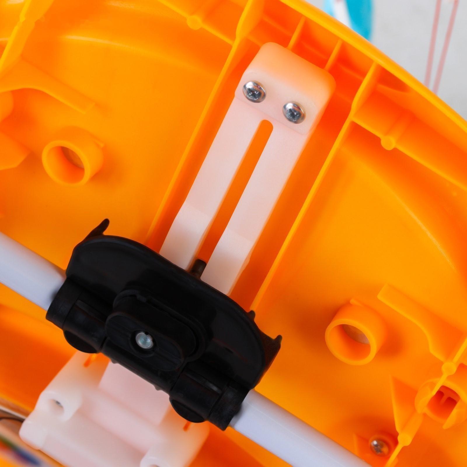 Ходунки «BUGGY», оранжевый, 6 колес, муз., свет