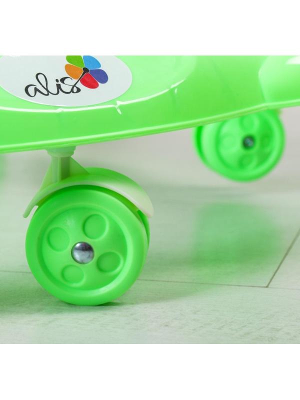 Ходунки «BUGGY», зеленый, 6 колес, муз., свет