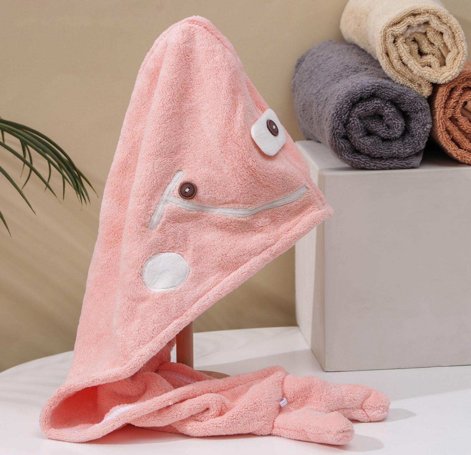 Чалма для сушки волос Доляна «Кит», микрофибра, цвет МИКС