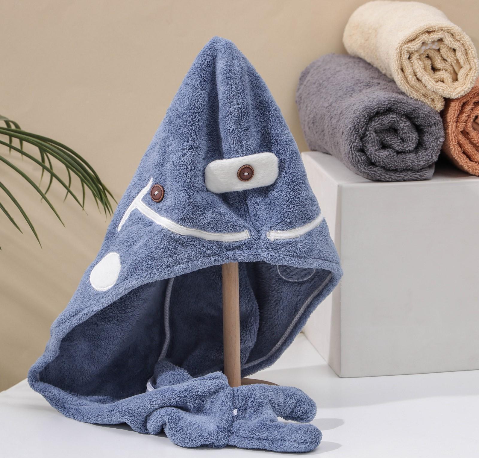 Чалма для сушки волос Доляна «Кит», микрофибра, цвет МИКС