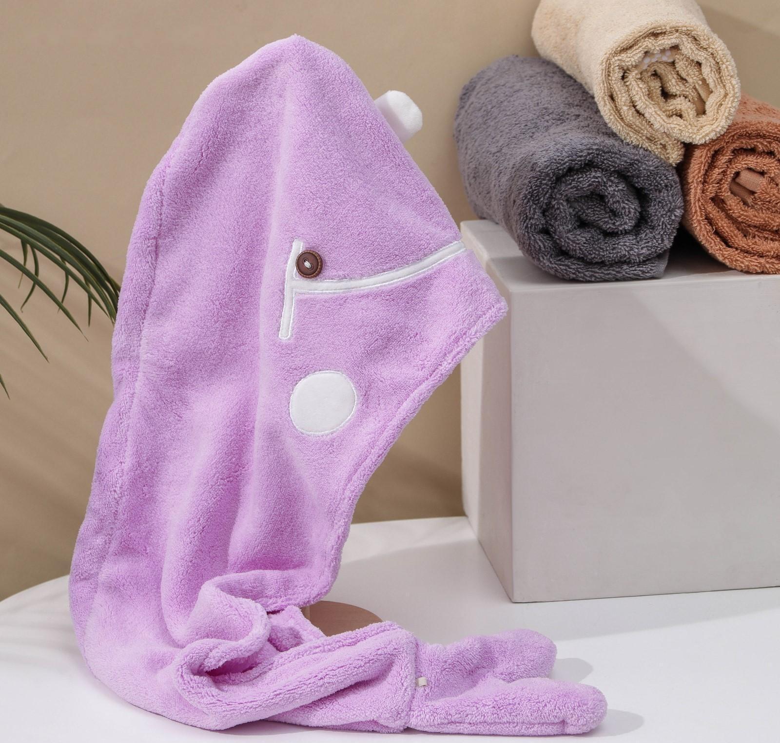 Чалма для сушки волос Доляна «Кит», микрофибра, цвет МИКС